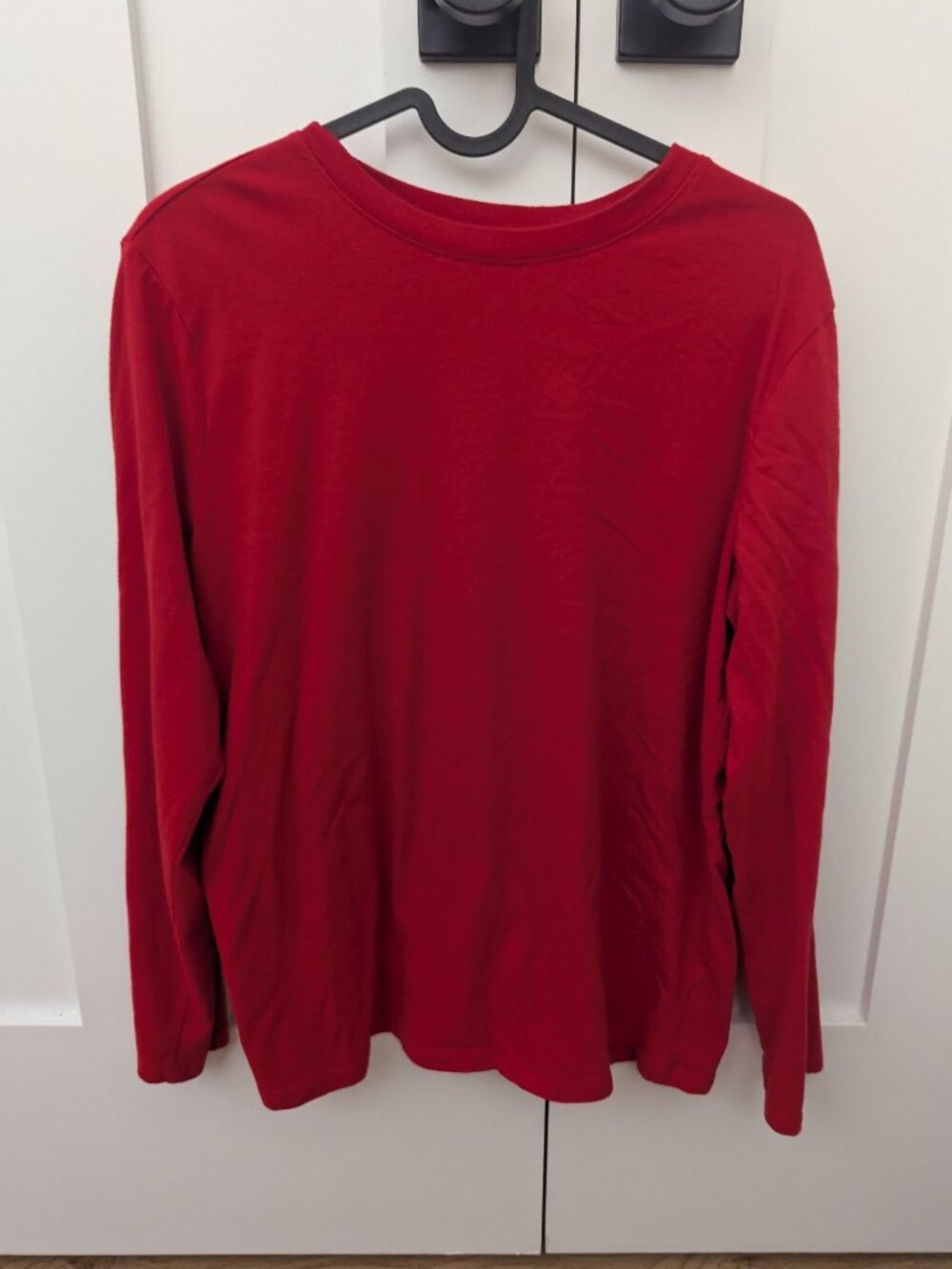 Cat & Jack Red Long Sleeve Tee Boys XL 14 Husky